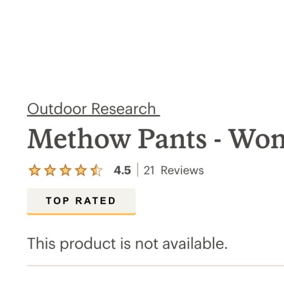 Outdoor Research Women's Methow Pants Size 4 Pant Small S Blue Fleece Lined - Picture 14 of 16